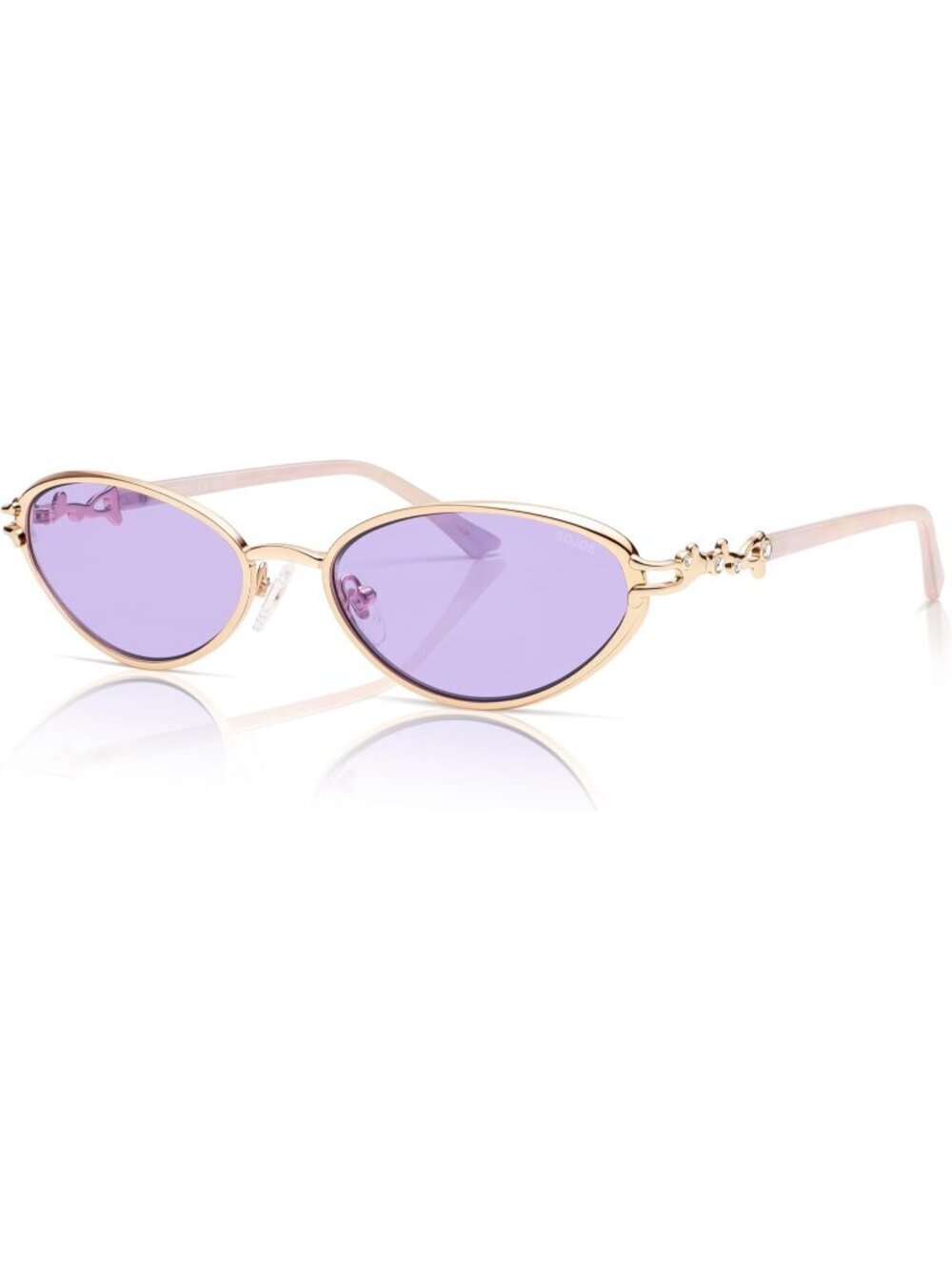 SOJOS Women's Retro Cat Eye Sunglasses Acetate Metal Frame Trendy Designer UV400